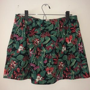 Sz. large floral print Zara skirt